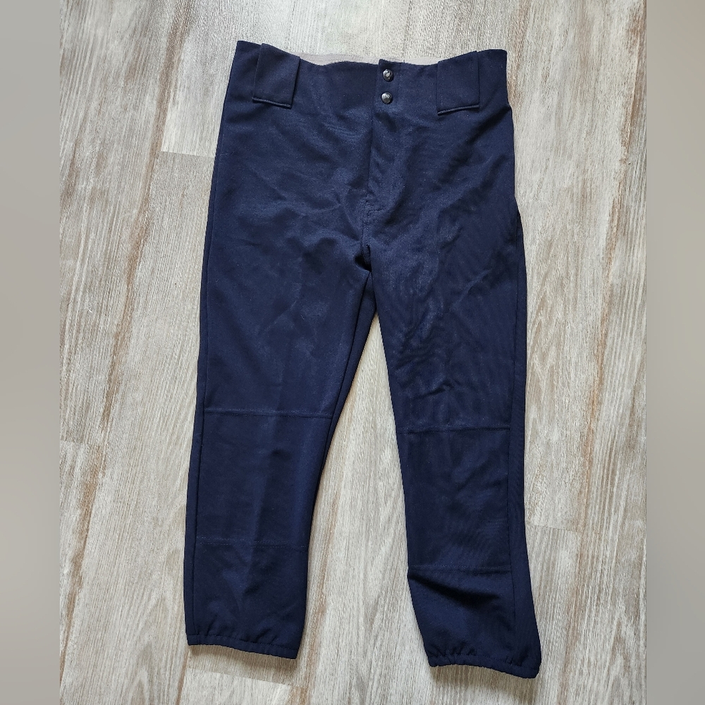 Teamwork Athletic Apparel Youth Ladies Softball Pants – Navy Blue, Size 30-32